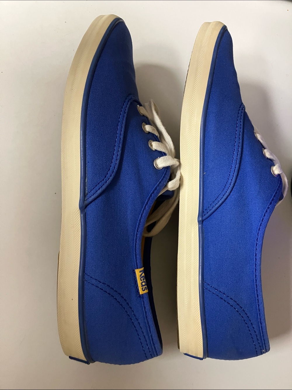 Keds Vintage Blue Canvas Shoes - Picture 2 of 4